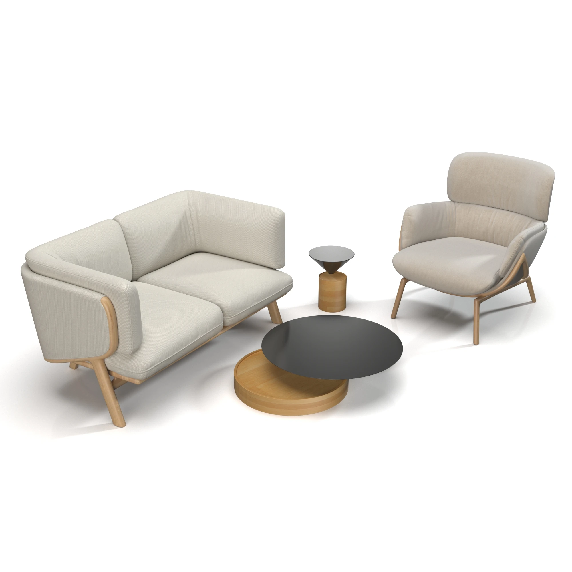 STANLEY Sofa Set 3D Model_03